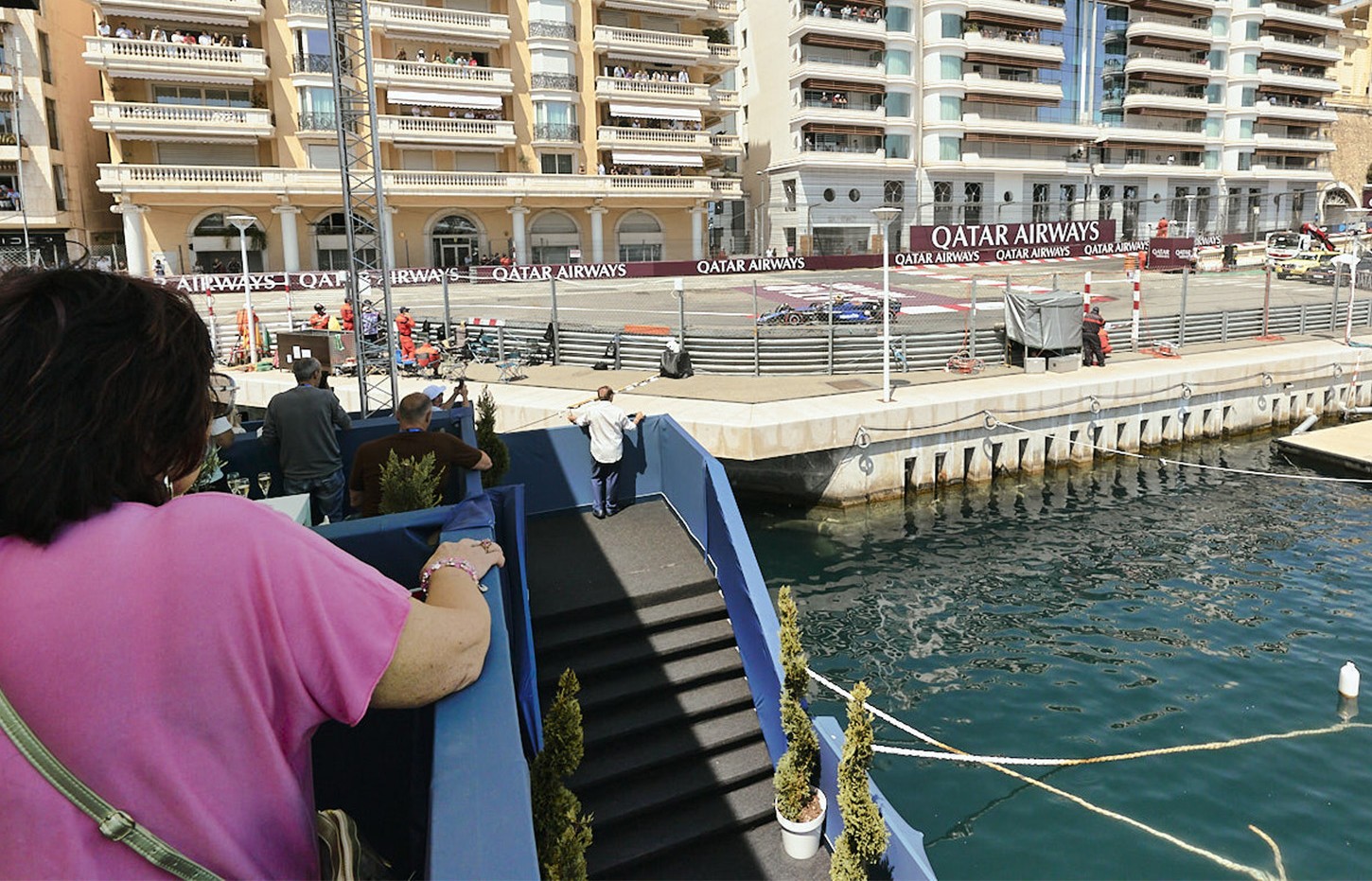 VIP hospitality area at Monaco Ports Lounge during Grand Prix